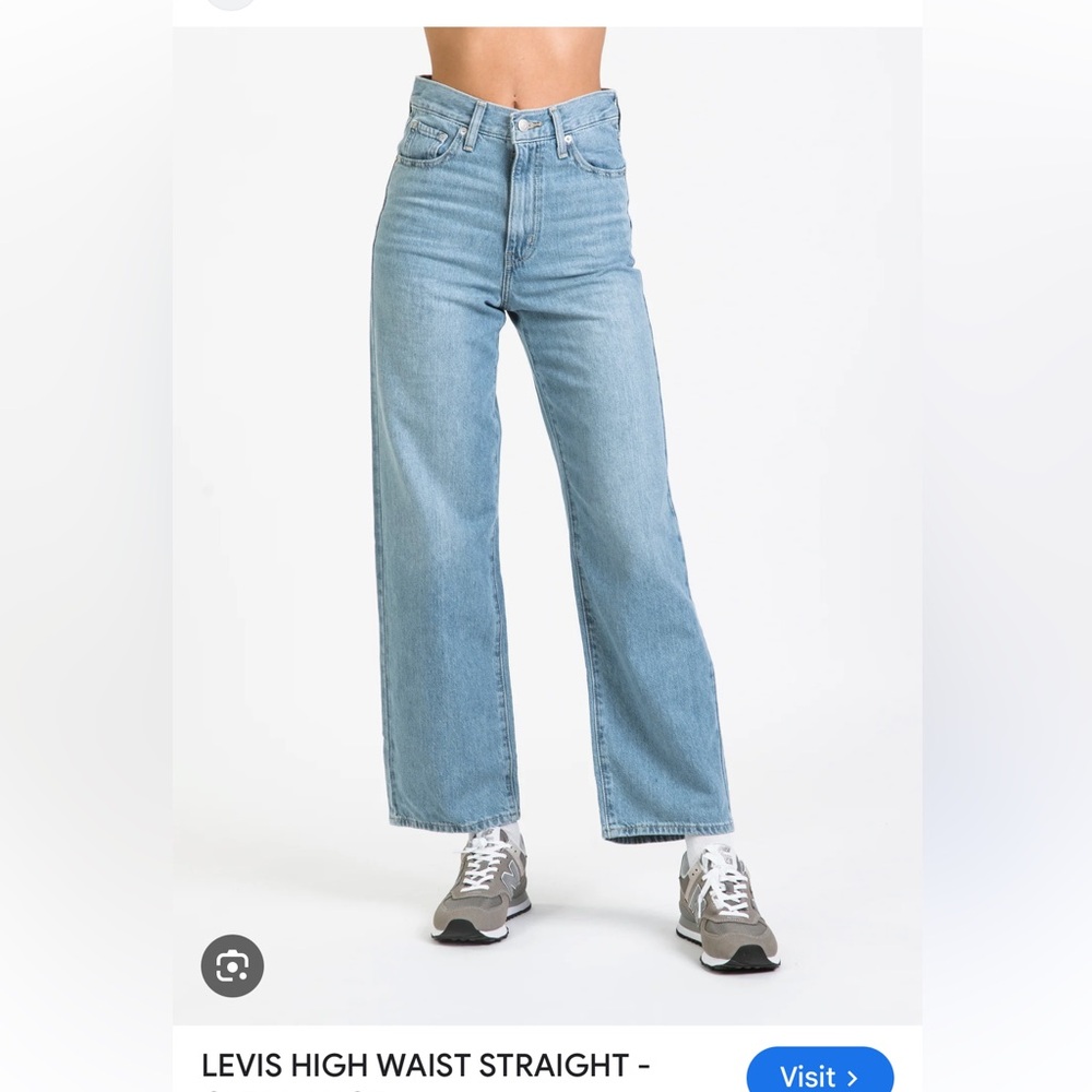 Levi’s high waist straight Jean